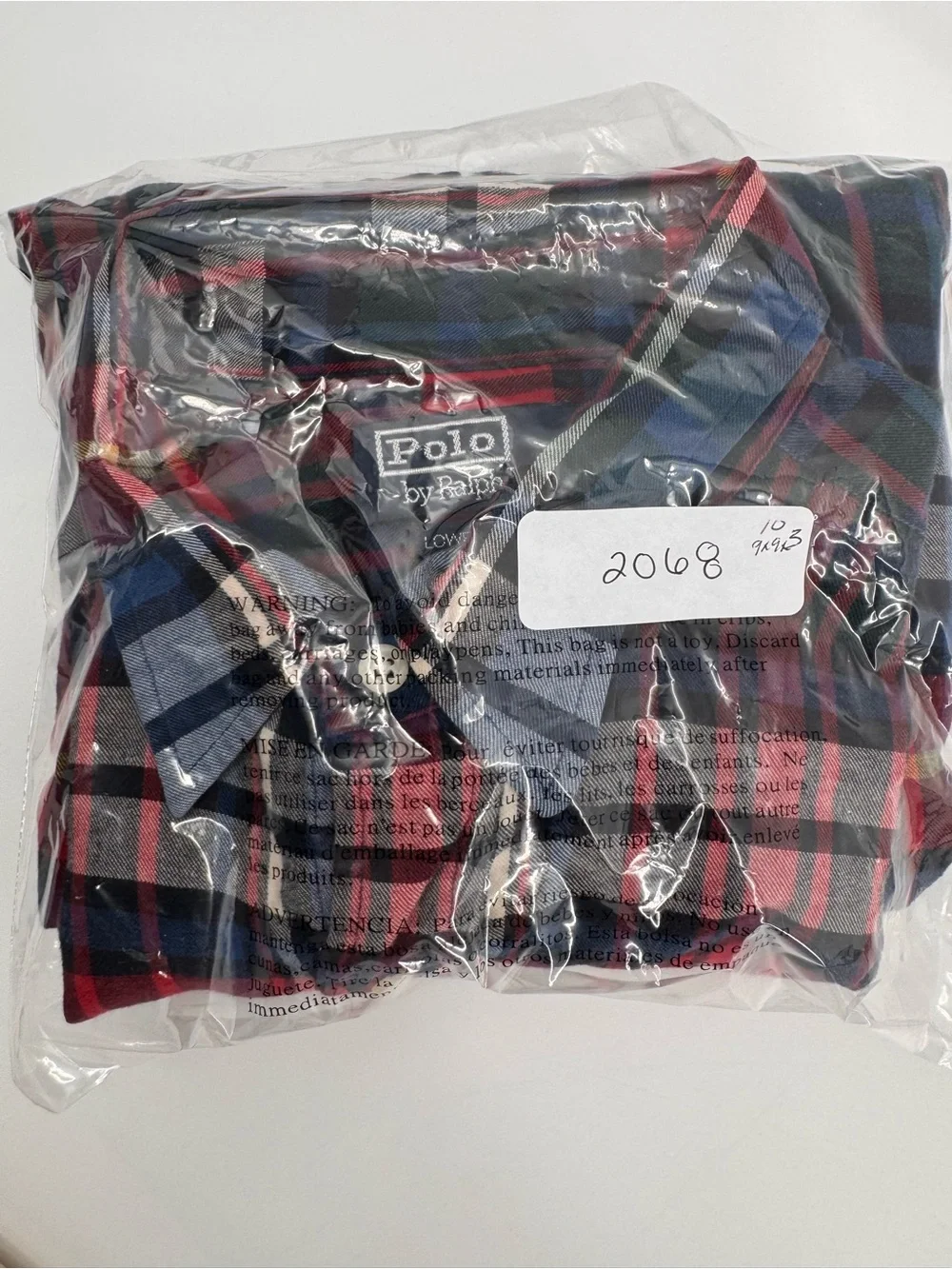 VTG 90s Polo Ralph Lauren Lowell Sport Plaid Flannel Shirt XL Multicolor USA